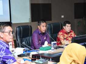 Bupati Kampar Pimpin Langsung Rapat  RFK Kegiatan Pembangunan Kab. Kampar Bulan Mei T.A. 2026