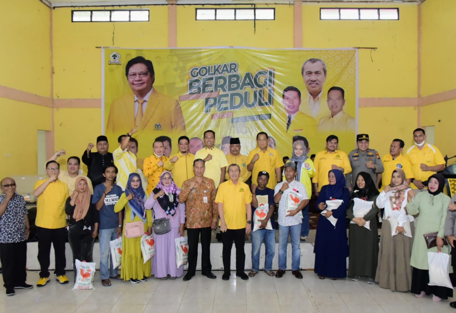 Golkar Berbagi di Mandau, Bupati Ucapkan Terima Kasih