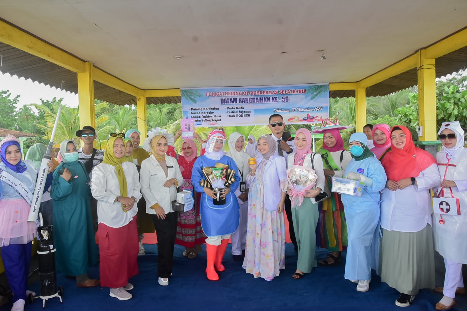 Pererat Silaturahmi, Puskesmas Selatbaru Gelar Fun Gathering