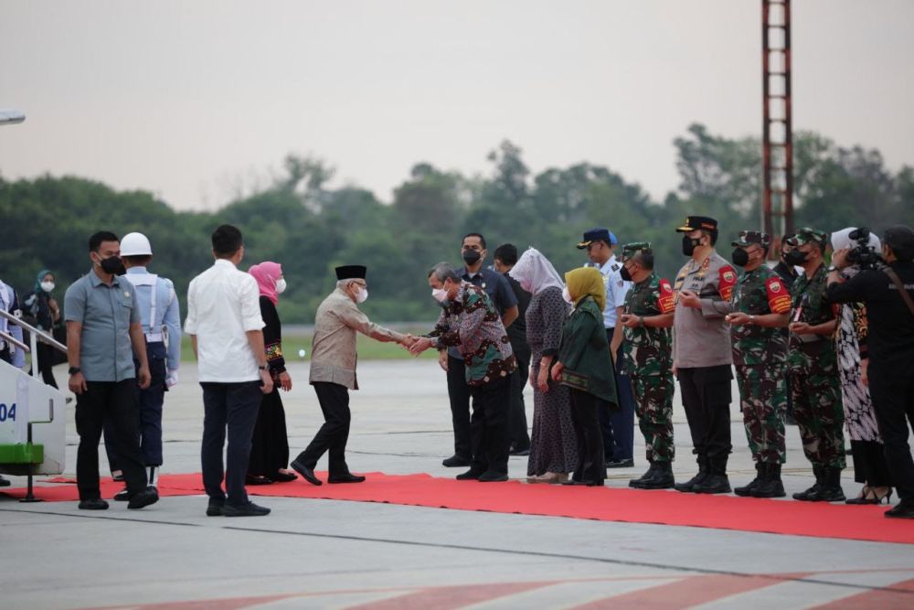 Mendarat di Pekanbaru, Ini Agenda Wapres di Riau