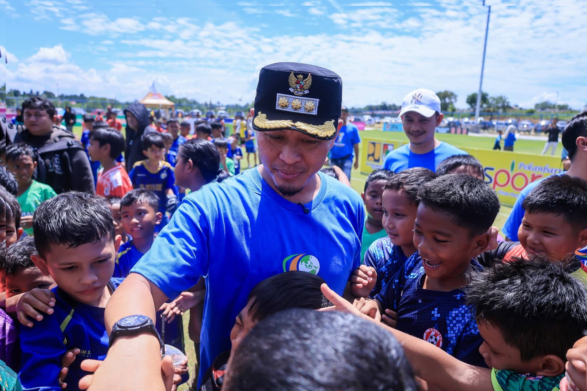 Hadirkan Ribuan Atlet Muda, Piala Dunia Anak Regional Riau Resmi Dimulai