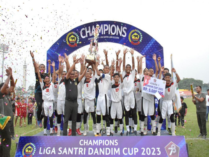 PP Daarun Nahdhah Bangkinang Juara Liga Santri Piala Dandim 0313 /KPR Tahun 2023