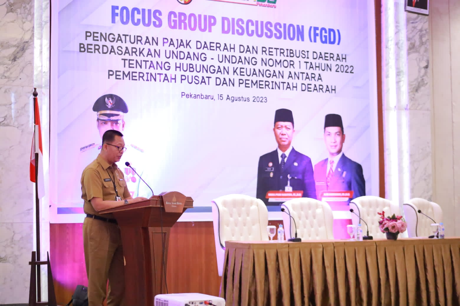 Bapenda Pekanbaru Gelar FGD Pengaturan Pajak dan Retribusi Daerah
