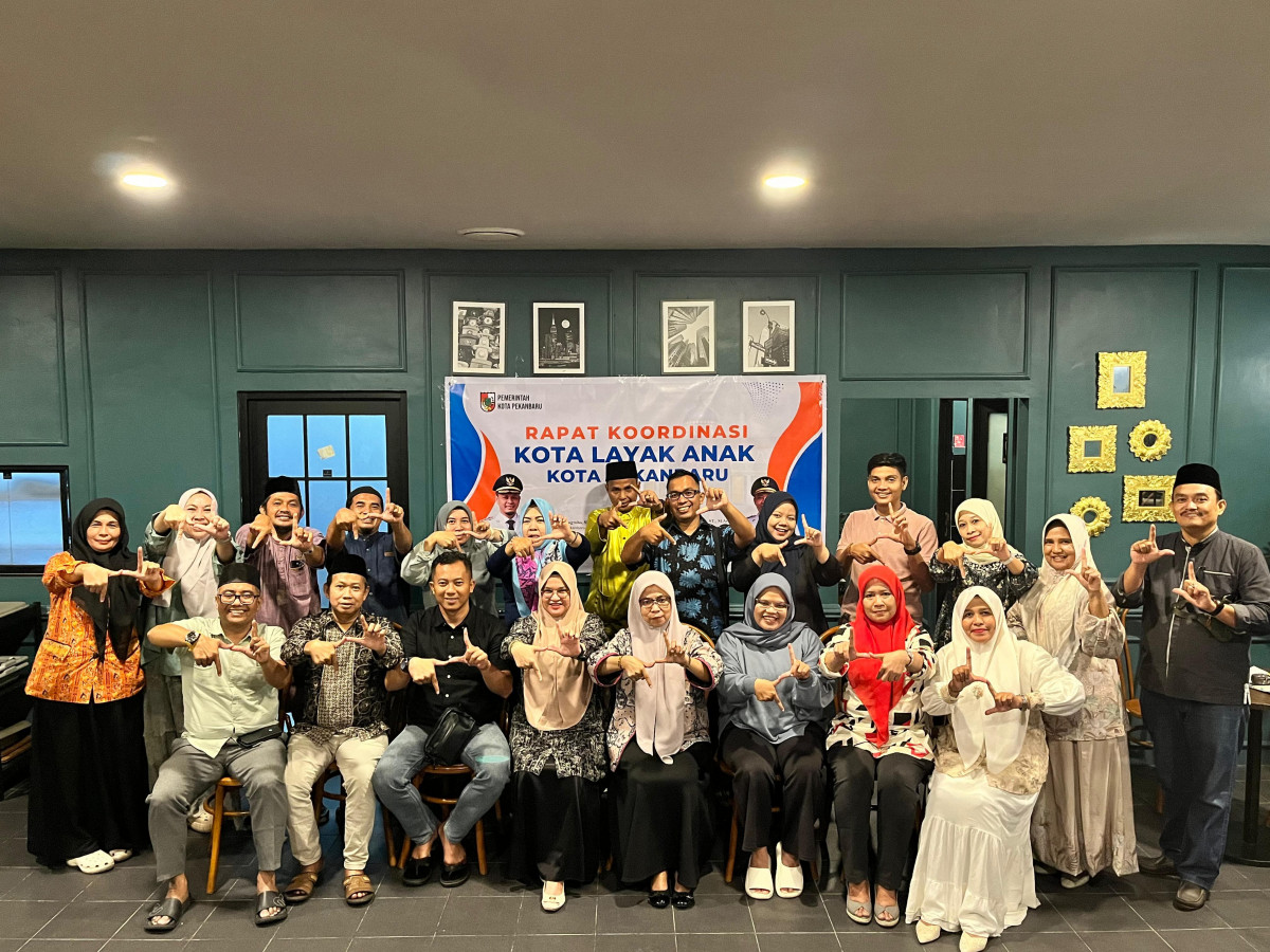 Wujudkan Pekanbaru KLA, DP3APM dan FWKLA Gelar Rakor Perdana Sekaligus Buka Puasa Bersama