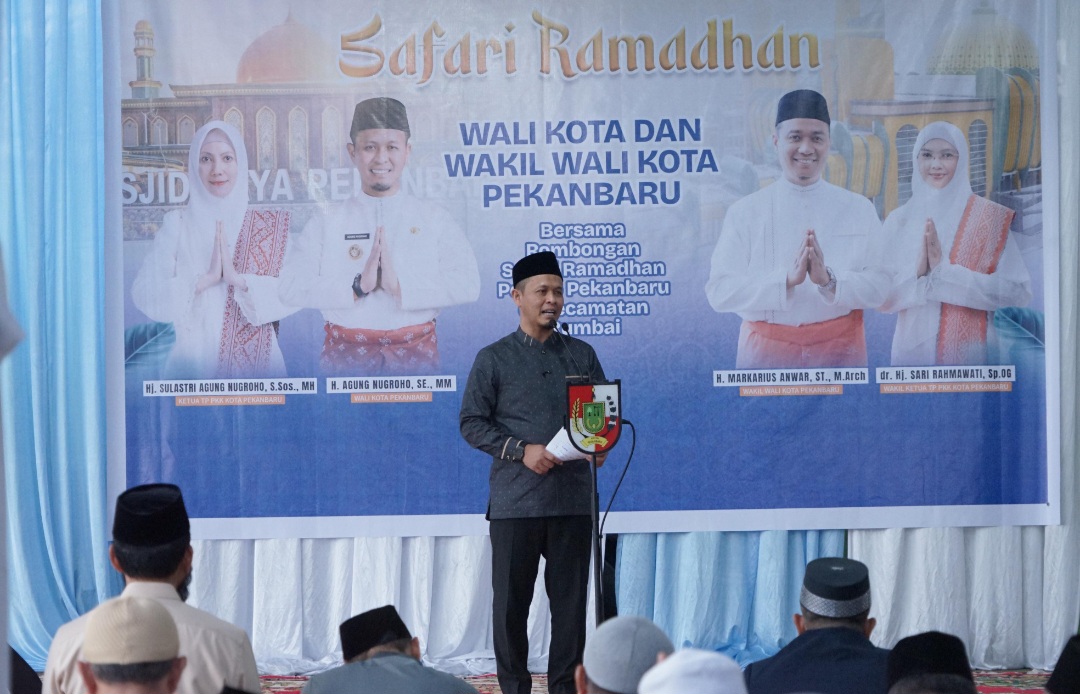 Wako Agung Safari Ramadan ke Kecamatan Rumbai