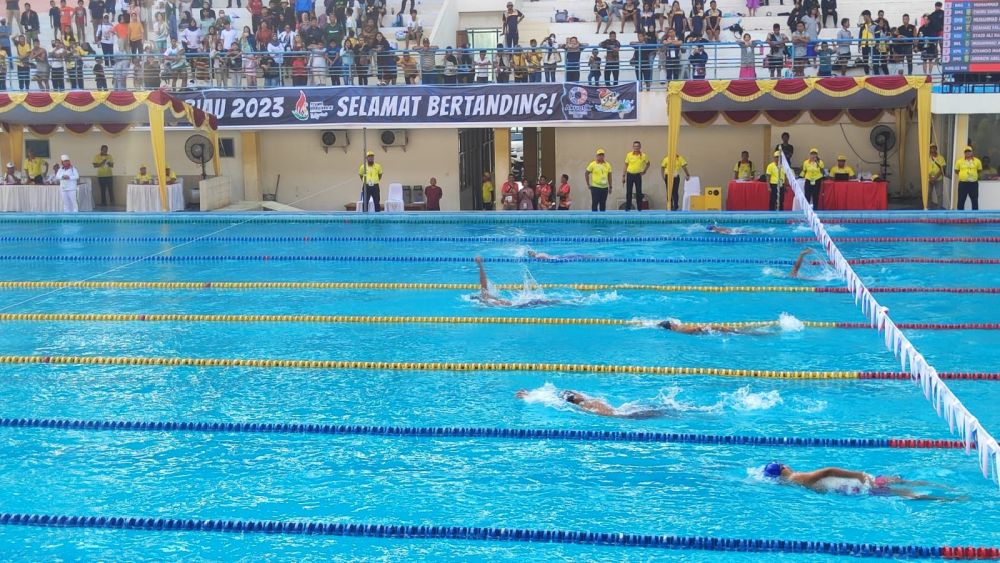 Renang Jadi Lumbung Emas, Ketua KONI Optimis Riau Juara Umum Porwil XI