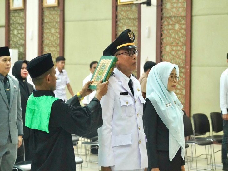 Penyegaran Birokrasi, Wabup Kampar Misharti Lantik 17 Pejabat Eselon III dan IV
