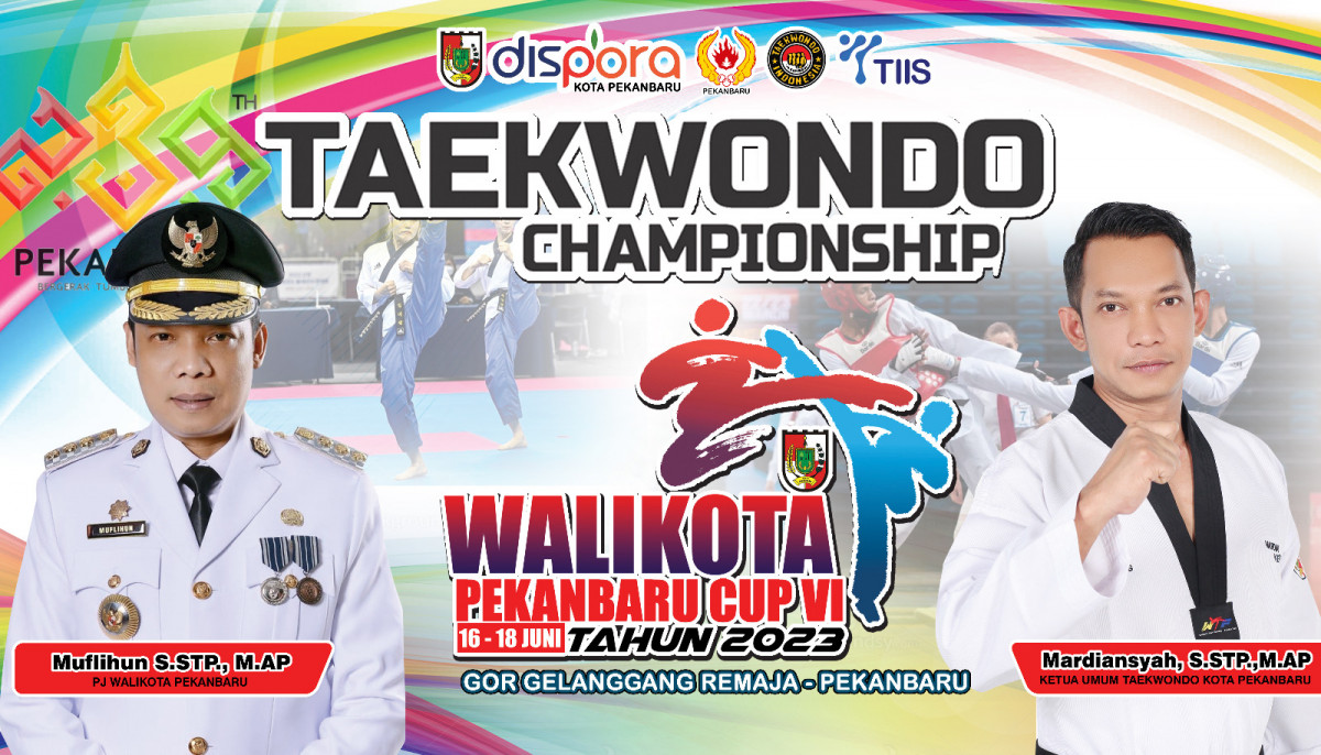 Taekwondo Wali Kota Pekanbaru Cup Segera Digelar di Gelanggang Remaja