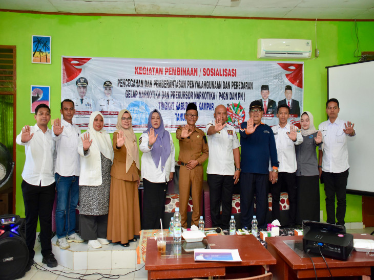 Pemkab Kampar dan BNK Kampar Berikan Sosialisasi P4GN & PN Kepada Siswa MAN 1 Kampar Kuok