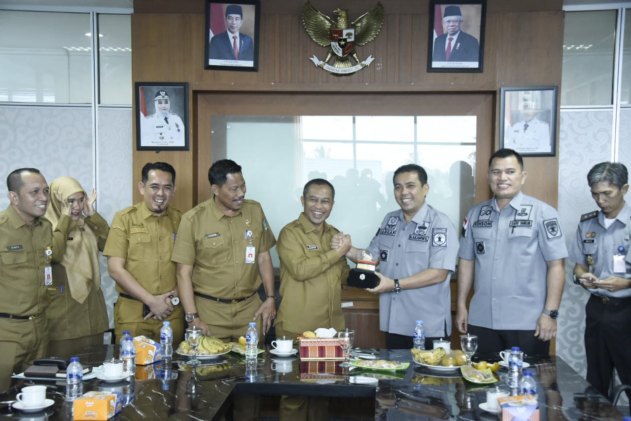 Wabup Bagus Santoso Terima Audiensi Kakanwil Kemenkumham Riau, Bahas Sejumlah Produk Hukum dan HAM