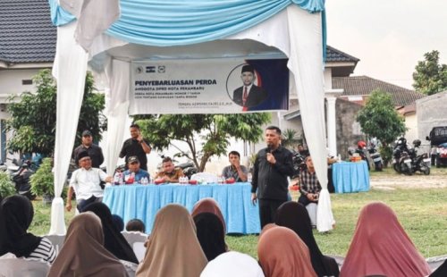 Waka DPRD Tengku Azwendi Sosialisasikan Perda P4GN untuk Selamatkan Generasi Muda
