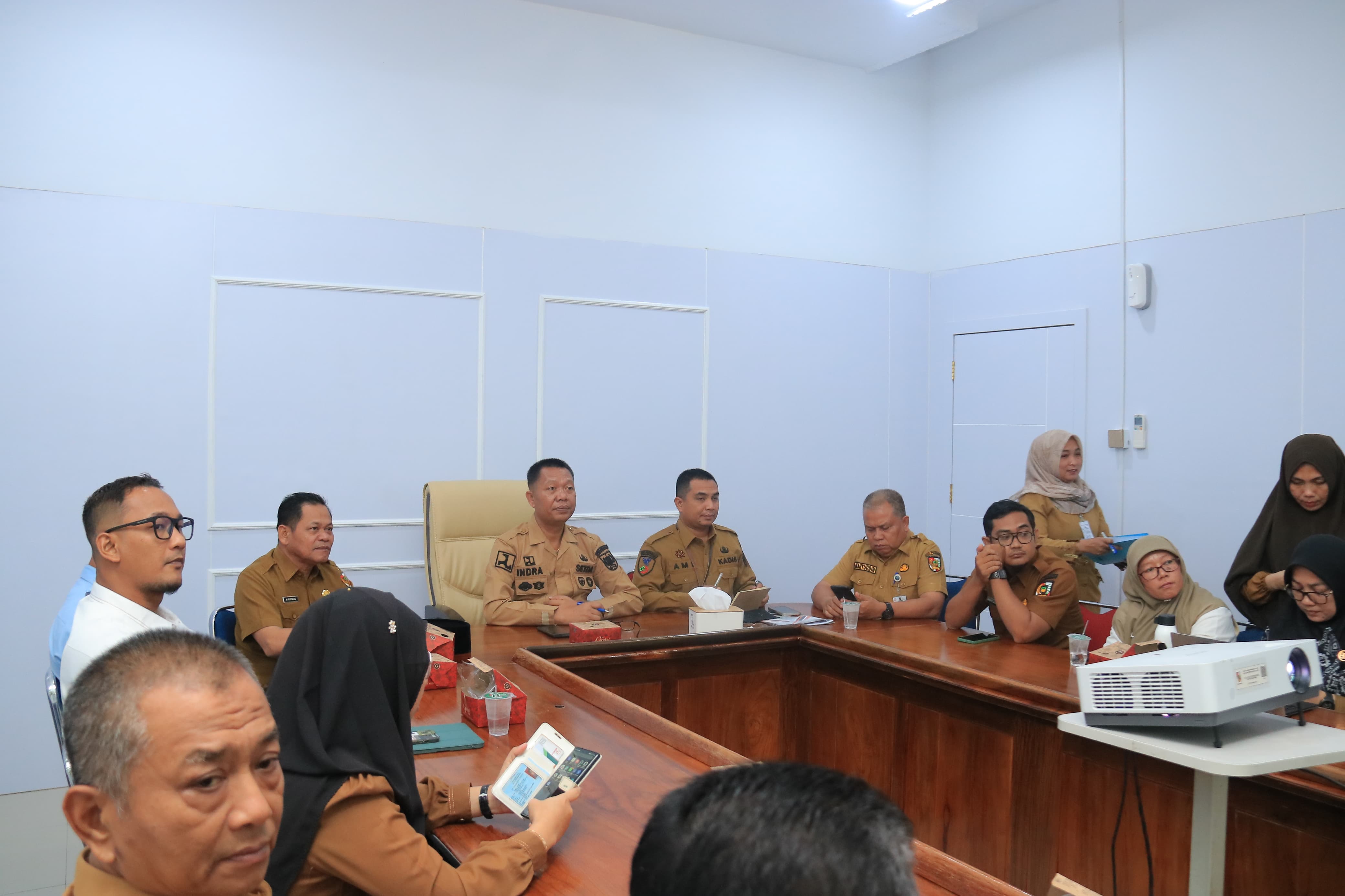 Dipimpin Sekdako, Pemko Pekanbaru Ikuti Rakor Pengendalian Inflasi Bersama Mendagri