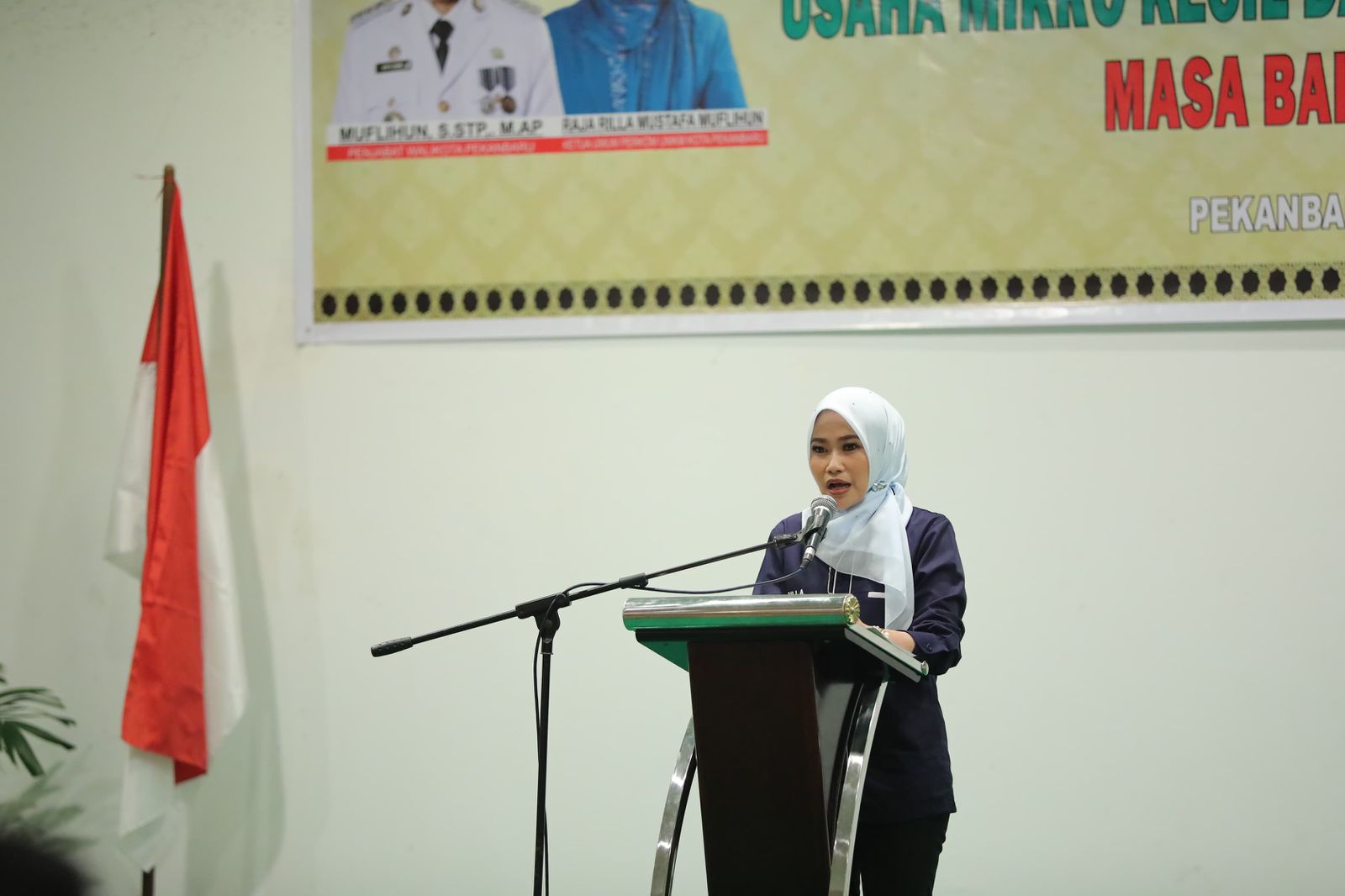 Dilantik Sebagai Ketua Perkom UMKM Pekanbaru, Raja Rilla Muflihun: Mudah-mudahan Diridhoi Allah SWT